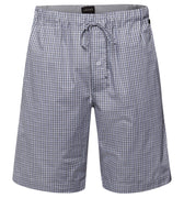 Night And Day Cotton Woven Drawstring Shorts | Shaded Check 75433-1097